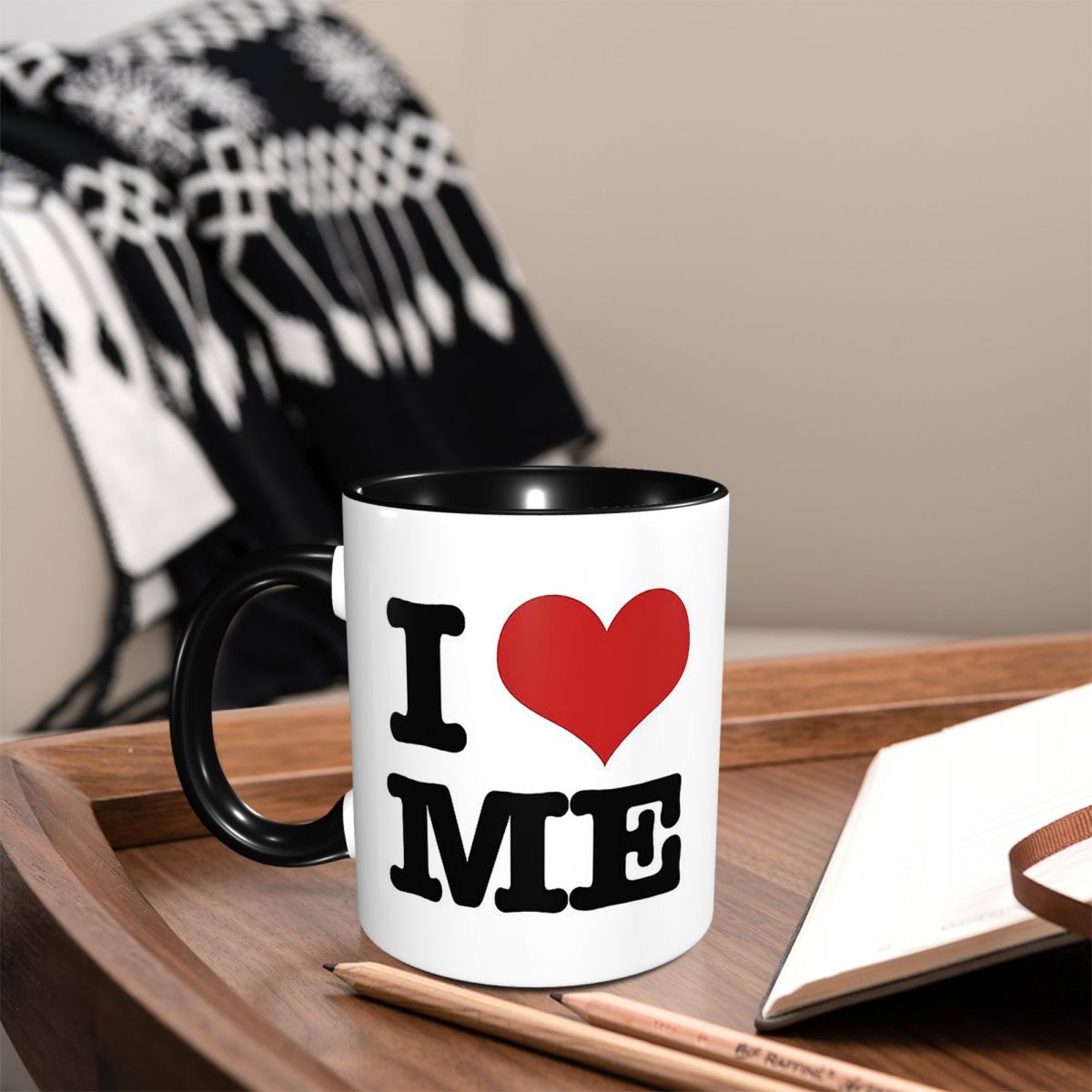 Coffee Tea And Me - I Love Me Mug Cangkir Kopi
