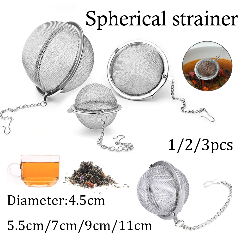 Coffee Tea Infuser - 1-5 Buah Saringan Teh Bola Jaring