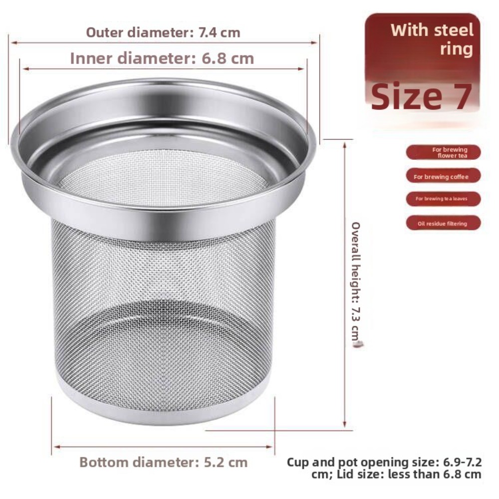 Coffee Tea Replacement - Saringan Teh Stainless Steel Baru Multifungsi,