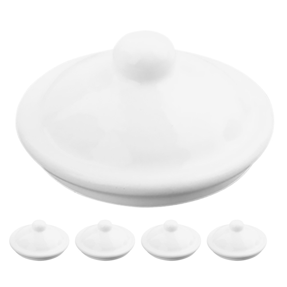 Coffee Tea Replacement - 5 Buah Tutup Mug Enamel Bulat,