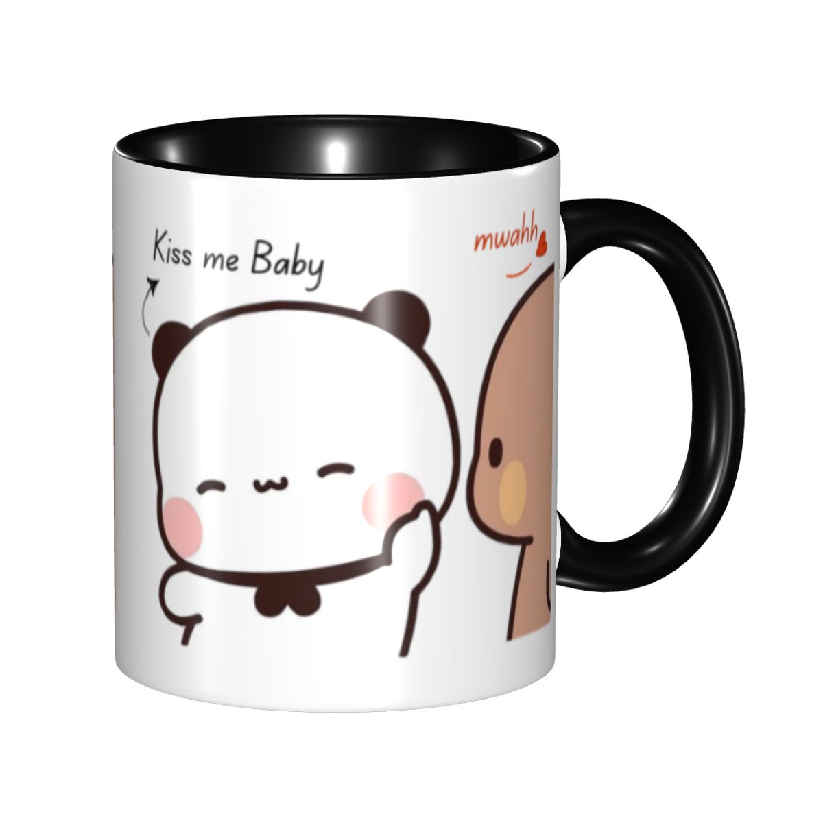 Coffee Tea And Me - Mug Kopi Keramik DIY Pasangan Panda