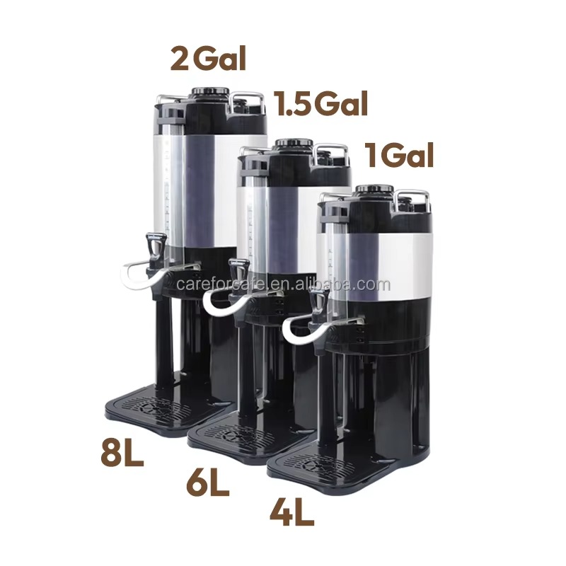 Juice Tea Coffee - Server Kopi Stainless Steel Portabel, Dispenser