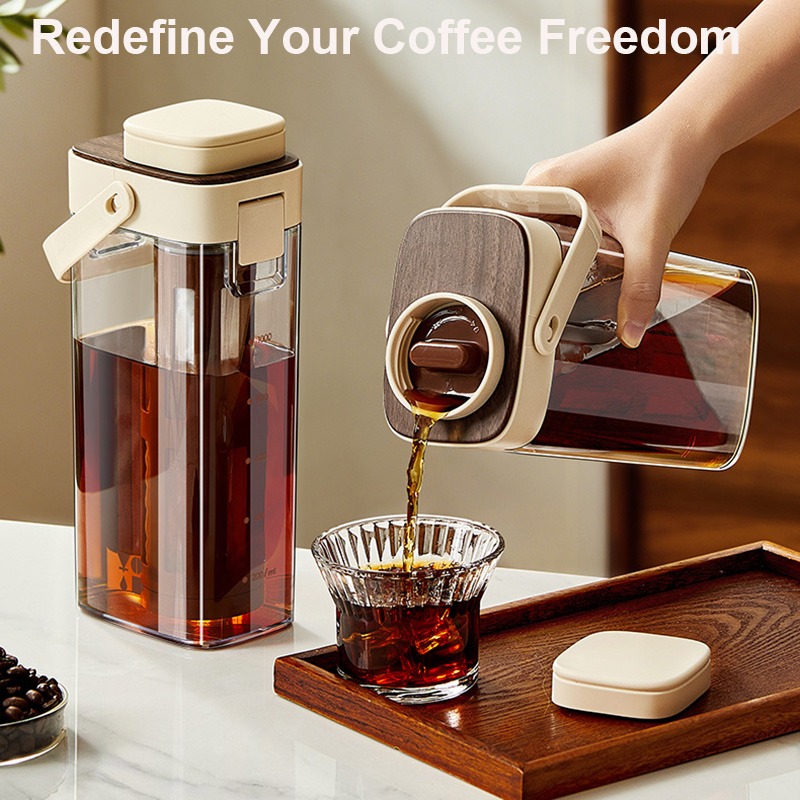 Coffee Tea Maker - Pembuat Kopi Dingin Anti Bocor, Wadah