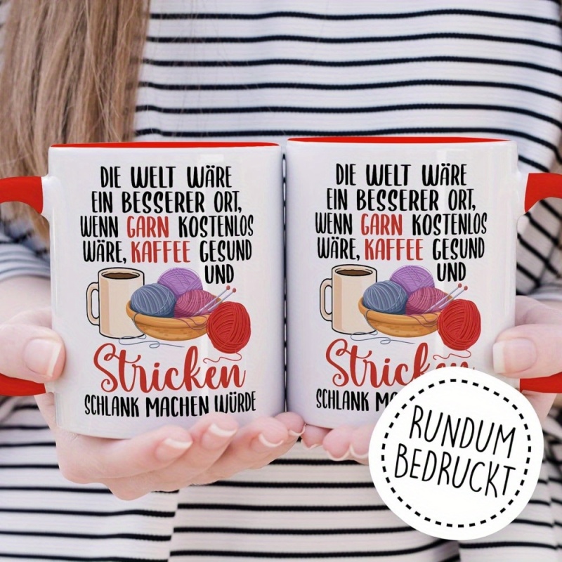 Coffee Tea And Me - 1 Mug Rajut Lucu - 