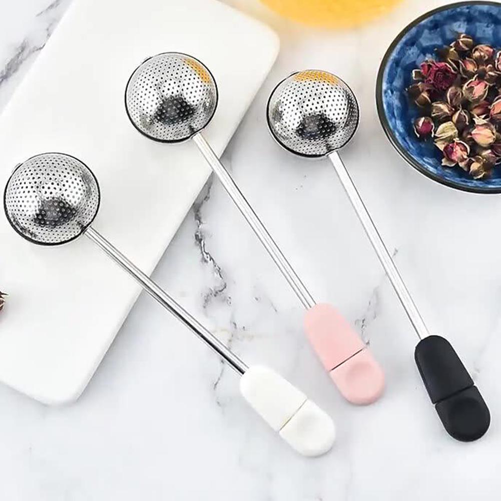 Coffee Tea Infuser - Infuser Teh Putar dari Baja Tahan