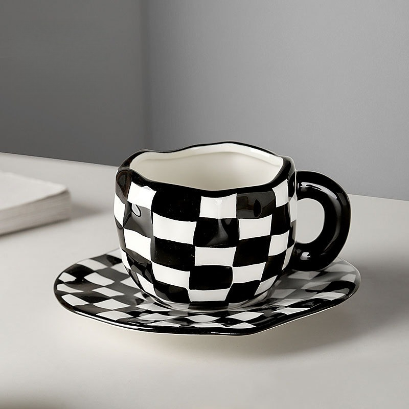 Alternative To Coffee And Tea - 250Ml Mug Kopi dan Piring Alternatif