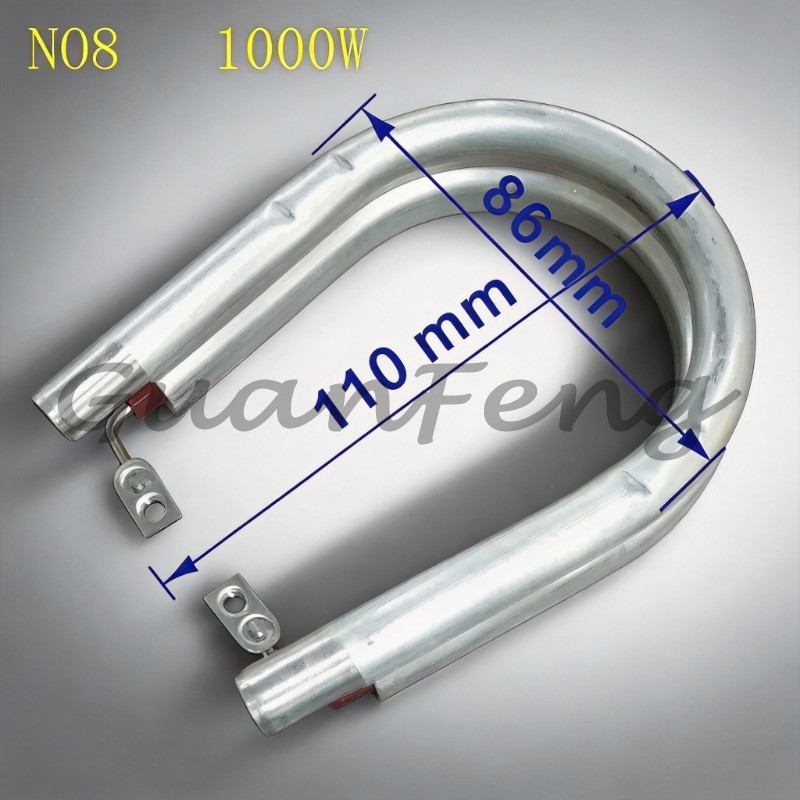 Coffee Tea Replacement - Elemen Pemanas Aluminium Tipe-U 220V, Pengganti
