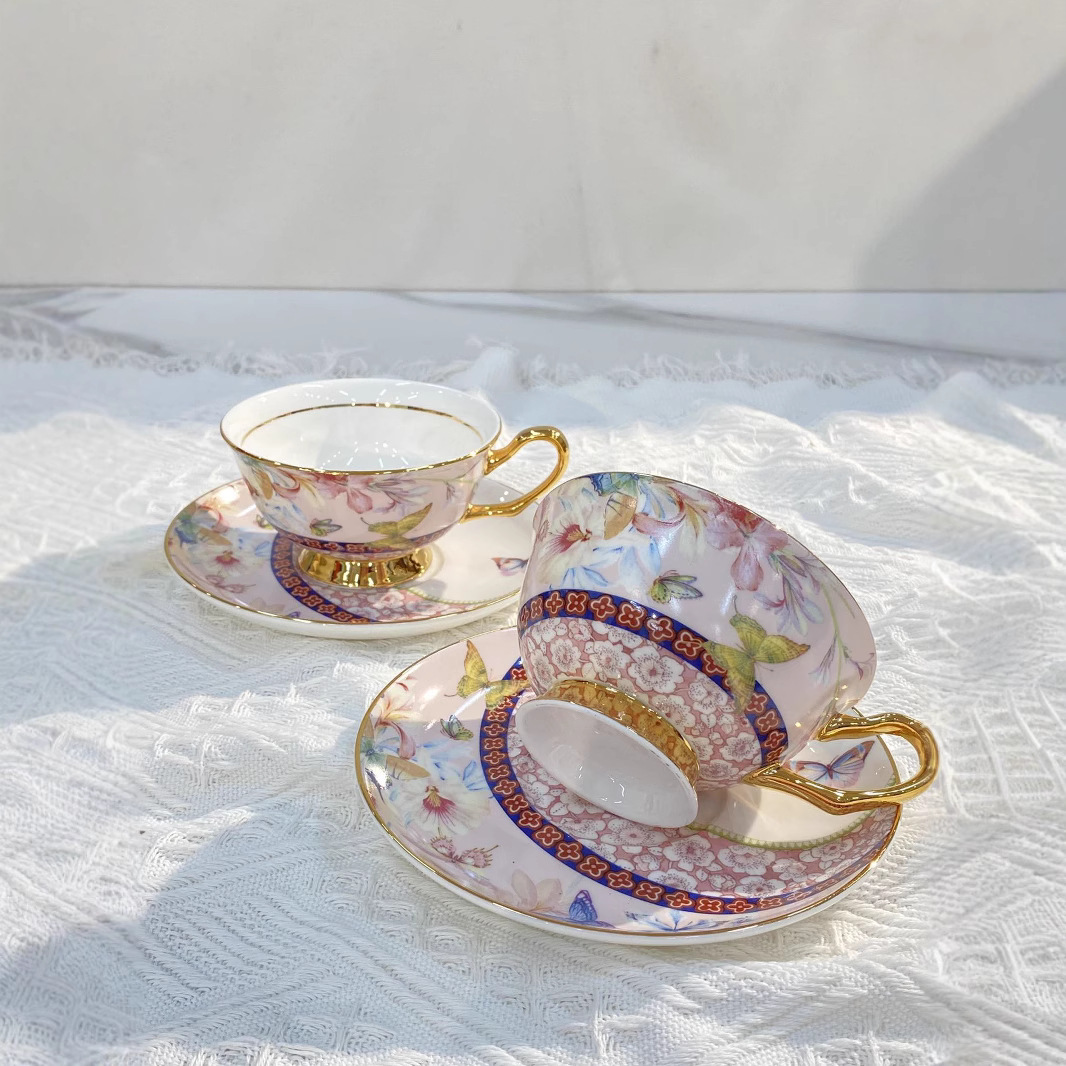 Cangkir & Piring Porselen Klas - Juice Tea Coffee ulasan dan harga
