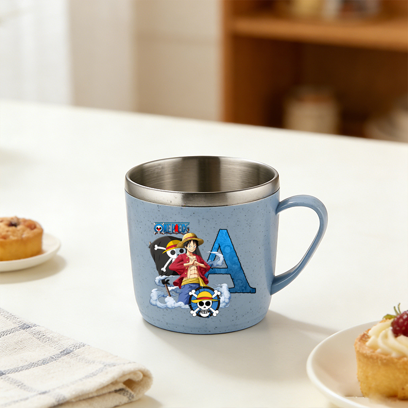 Gelas Air One Piece Motif Anim - Coffee Tea Shop ulasan dan harga
