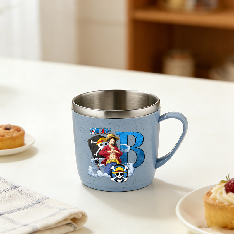 Gelas Air One Piece Motif Anim - Coffee Tea Shop ulasan dan harga