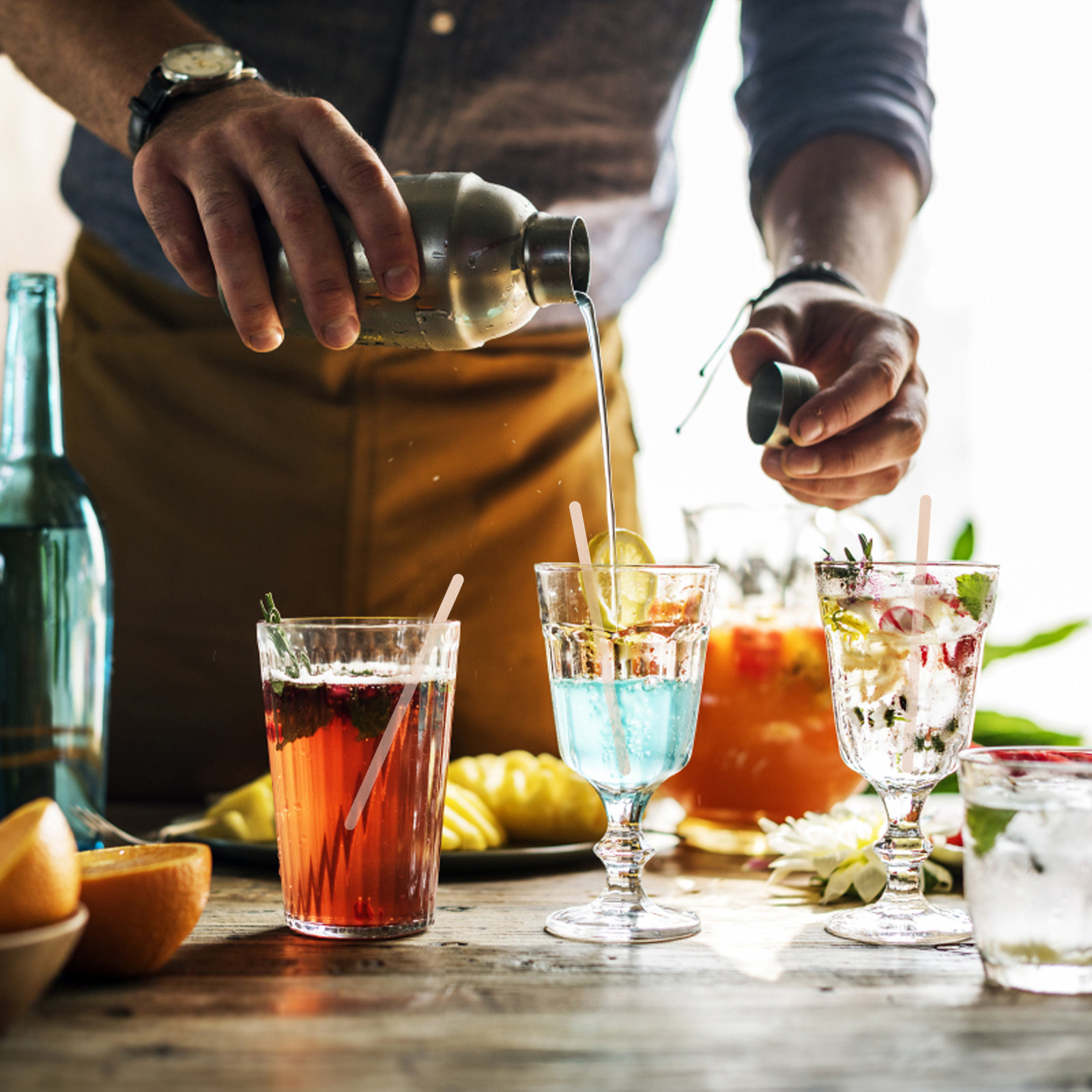100 Buah Stik Pengaduk Kayu Se - Juice Tea Coffee ulasan dan harga