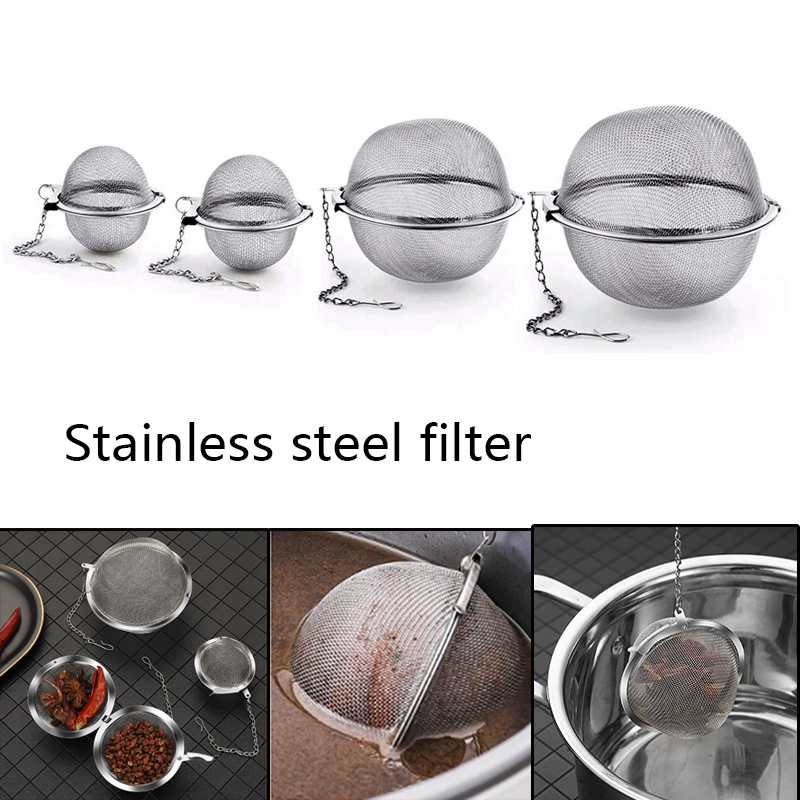 1-5 Buah Saringan Teh Bola Jar - Coffee Tea Infuser ulasan dan harga