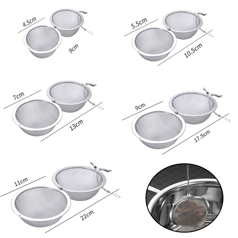 1-5 Buah Saringan Teh Bola Jar - Coffee Tea Infuser ulasan dan harga