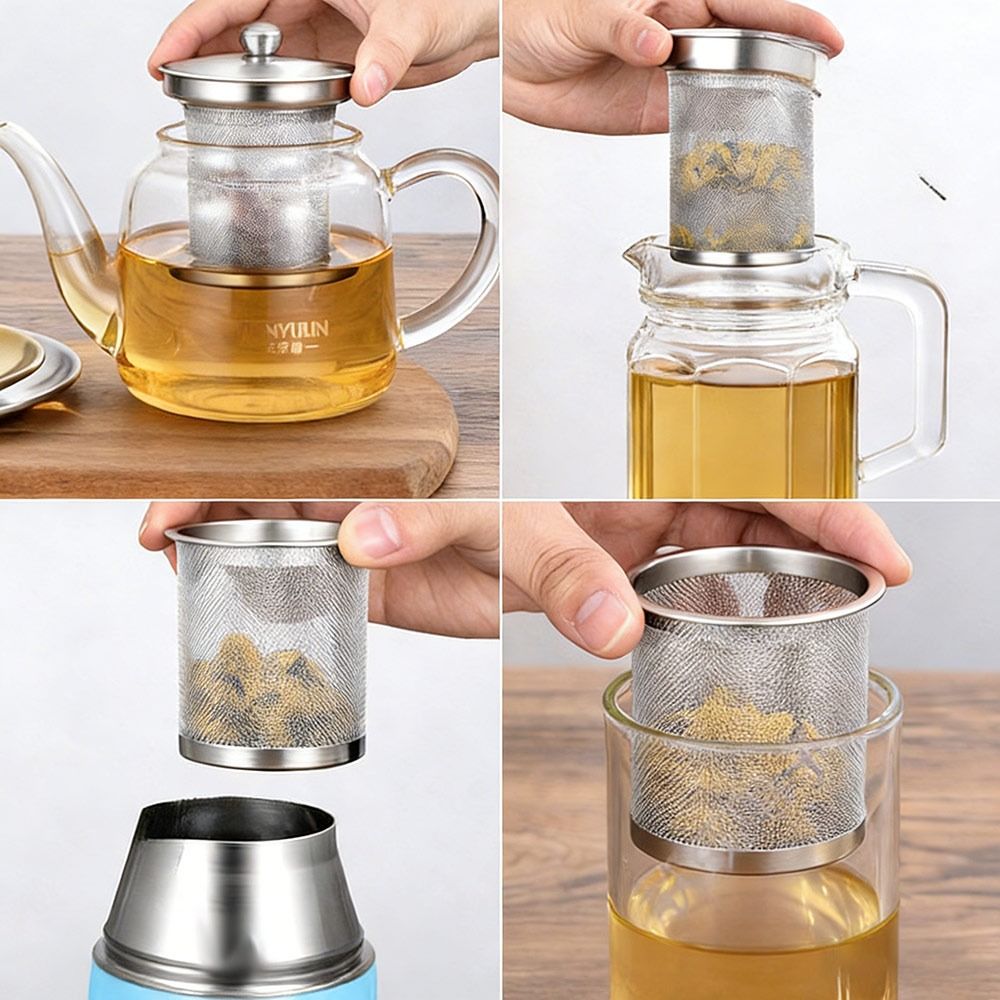 Saringan Teh Stainless Steel B - Coffee Tea Replacement ulasan dan harga