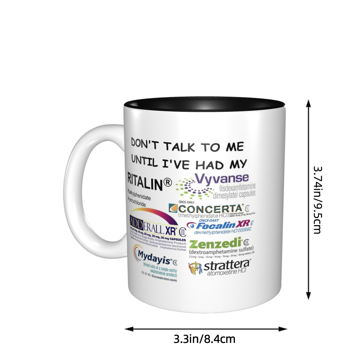 Mug Dont Talk To Me Cangkir Ko - Coffee Tea And Me ulasan dan harga
