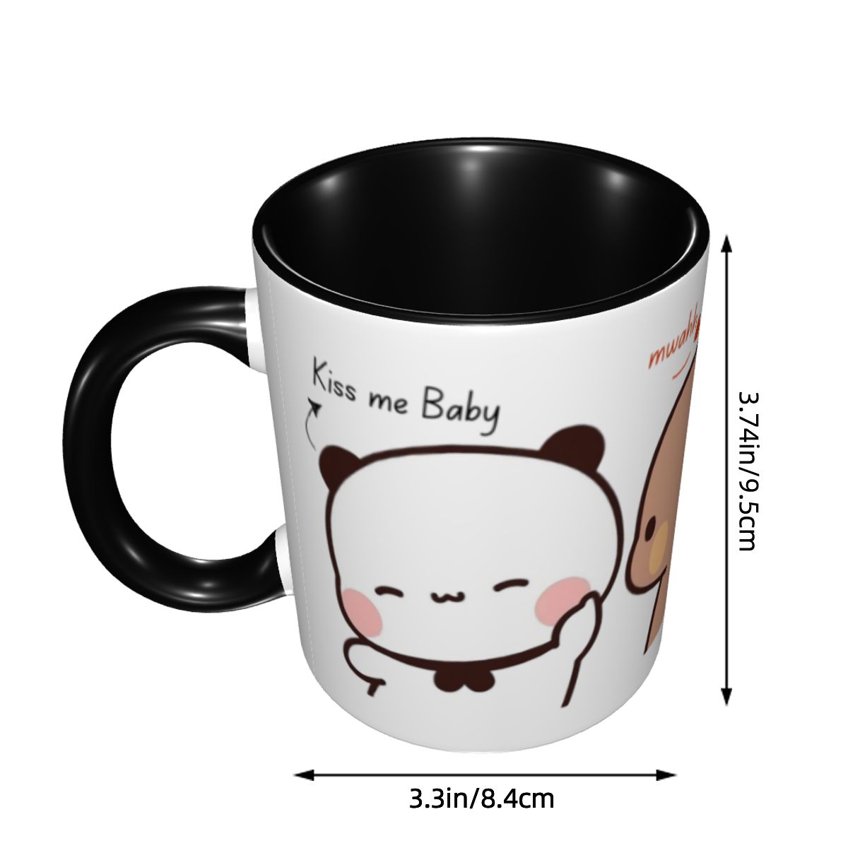 Mug Kopi Keramik DIY Pasangan  - Coffee Tea And Me ulasan dan harga