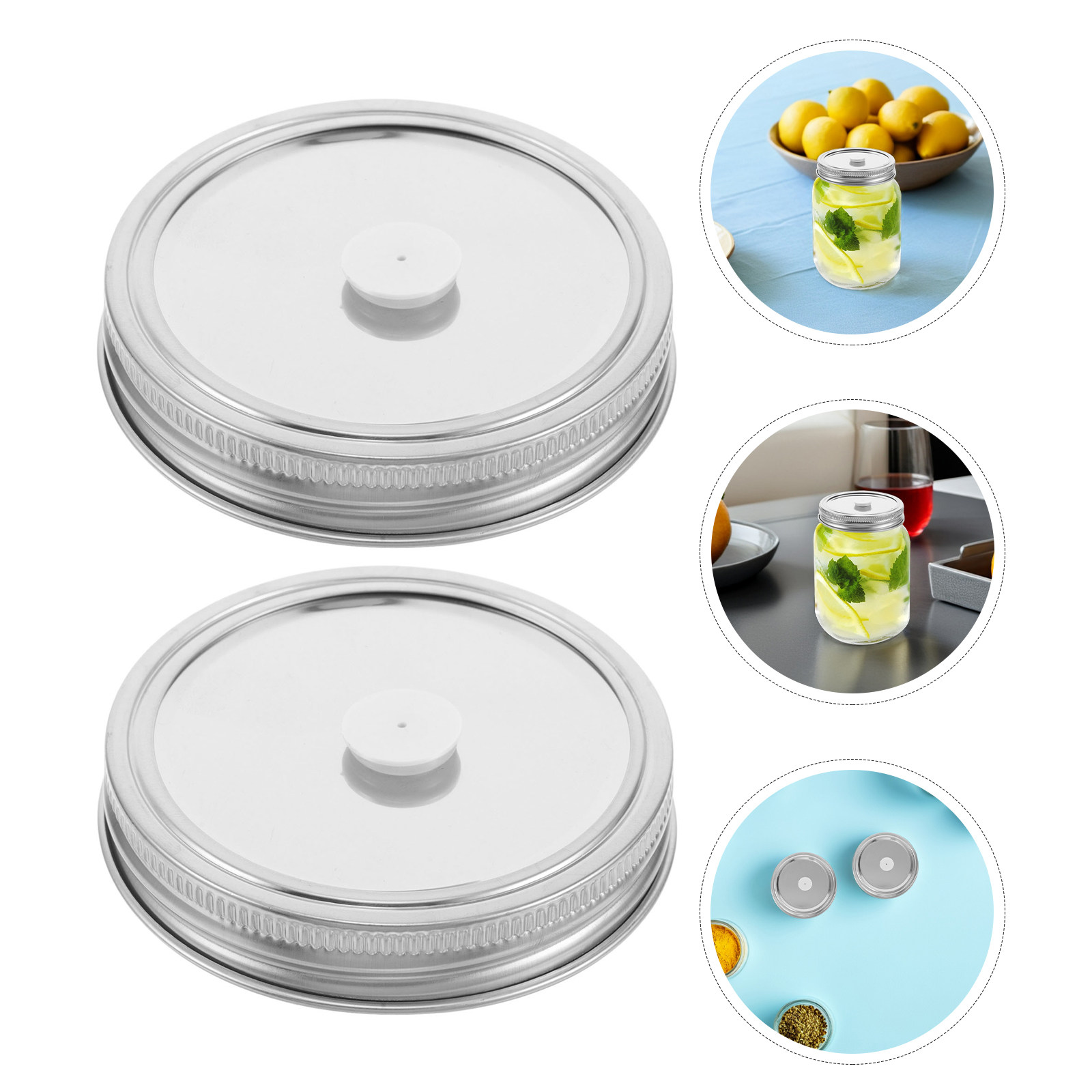 4Pcs Tutup Pengganti Segel Vak - Coffee Tea Replacement ulasan dan harga