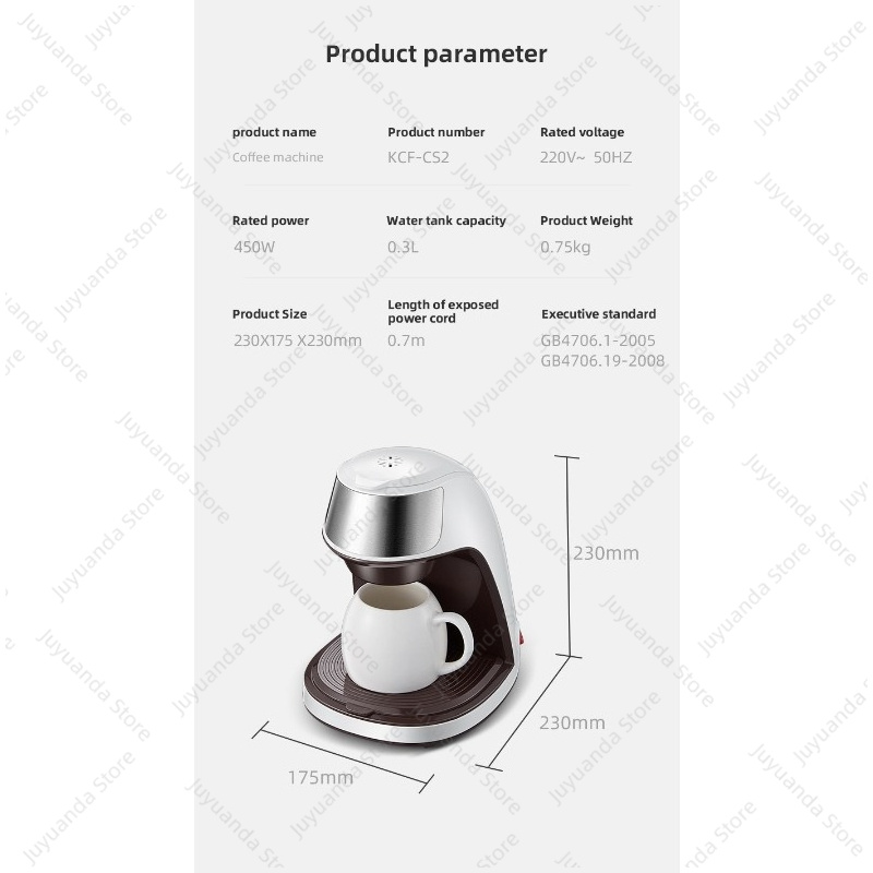 Pembuat Kopi Amerika Otomatis  - Coffee Tea Maker ulasan dan harga