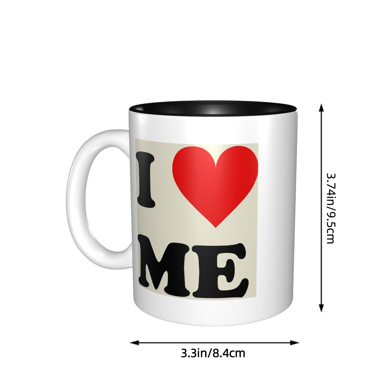 I Love Me Heart Mug Cangkir Ko - Coffee Tea And Me ulasan dan harga