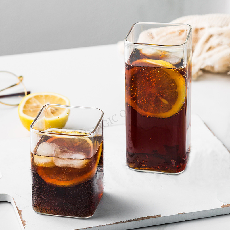 6/4/2/1 Buah Cangkir Kaca Pers - Juice Tea Coffee ulasan dan harga