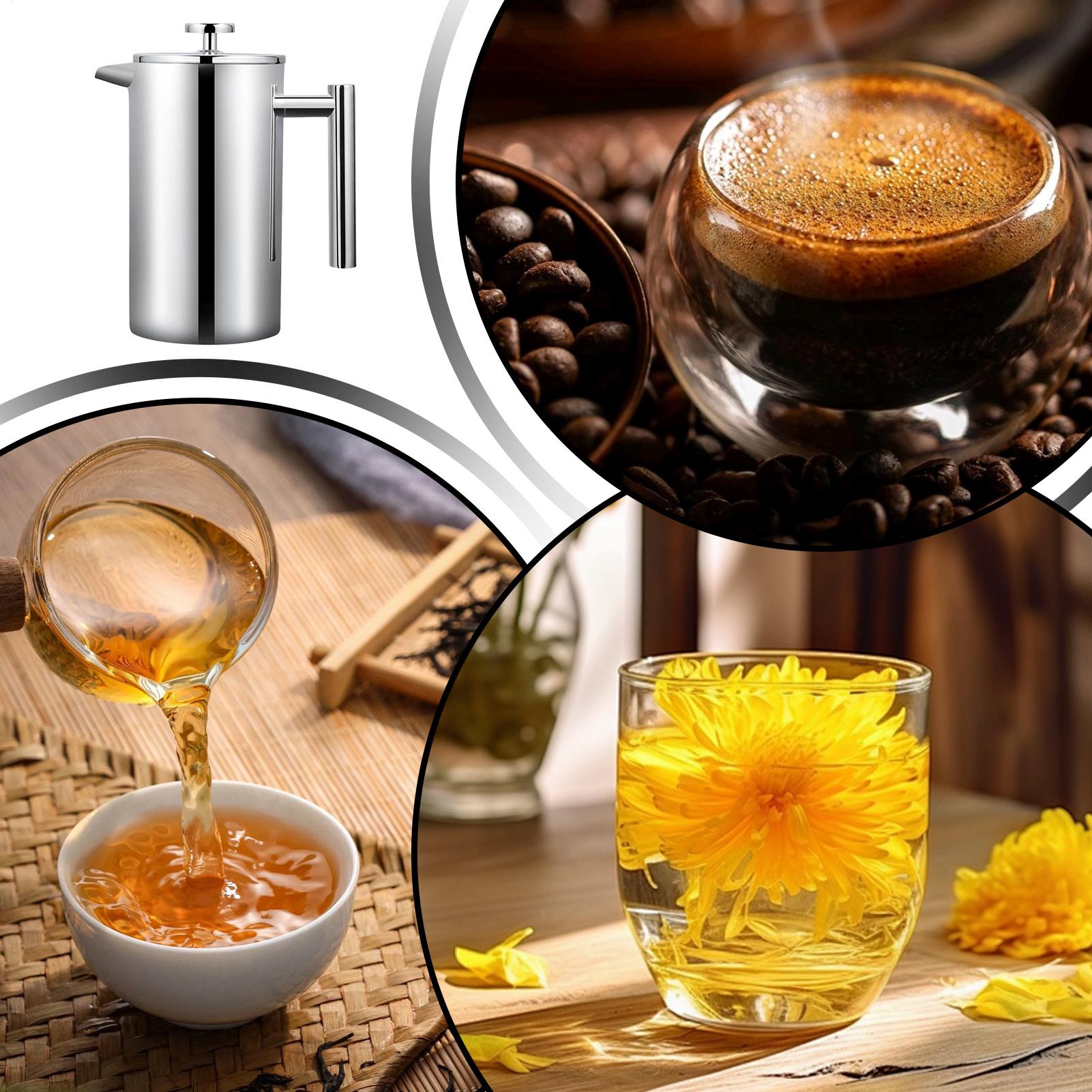 Pembuat Kopi Tekan Pot Peganga - Coffee Tea Maker ulasan dan harga