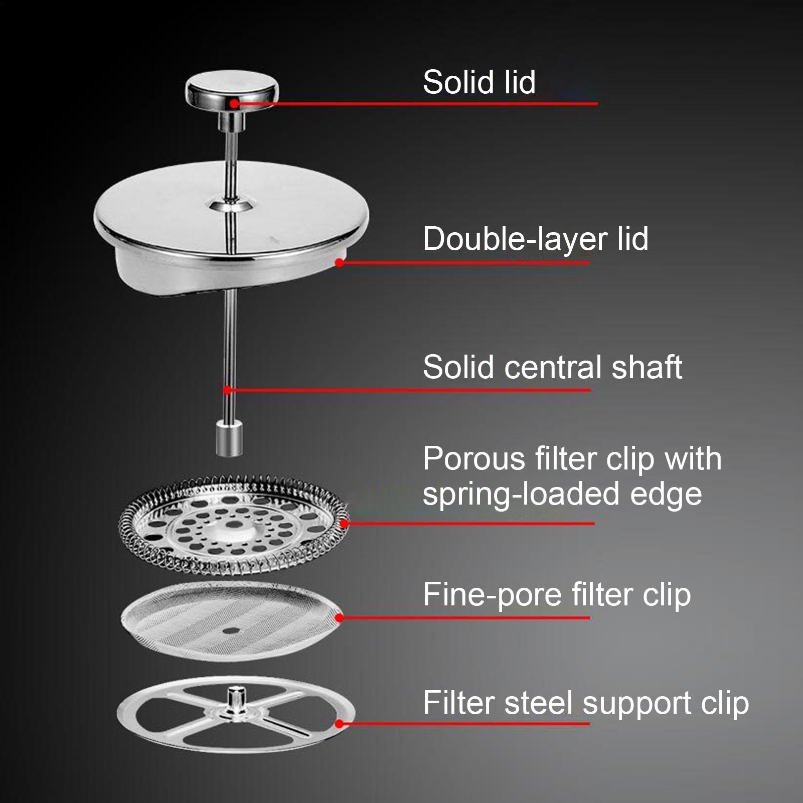Pembuat Kopi Tekan Pot Peganga - Coffee Tea Maker ulasan dan harga