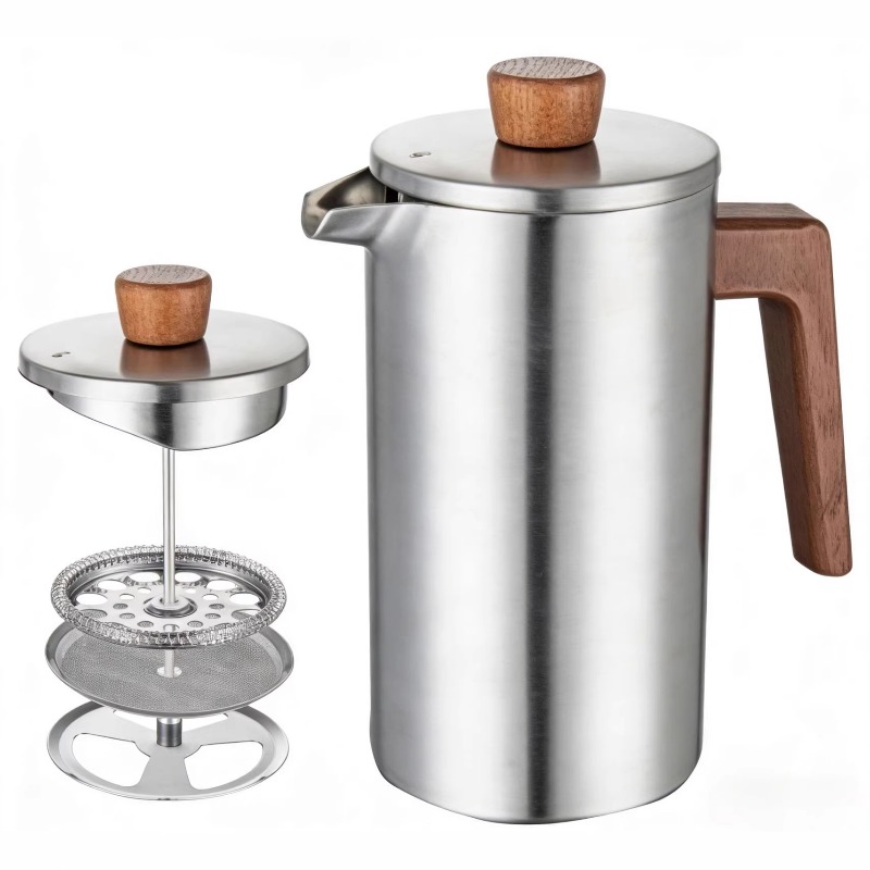 JUSTINLAU 1000ml Panci French  - Coffee Tea Maker ulasan dan harga