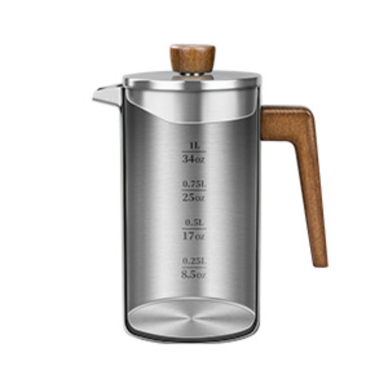 JUSTINLAU 1000ml Panci French  - Coffee Tea Maker ulasan dan harga