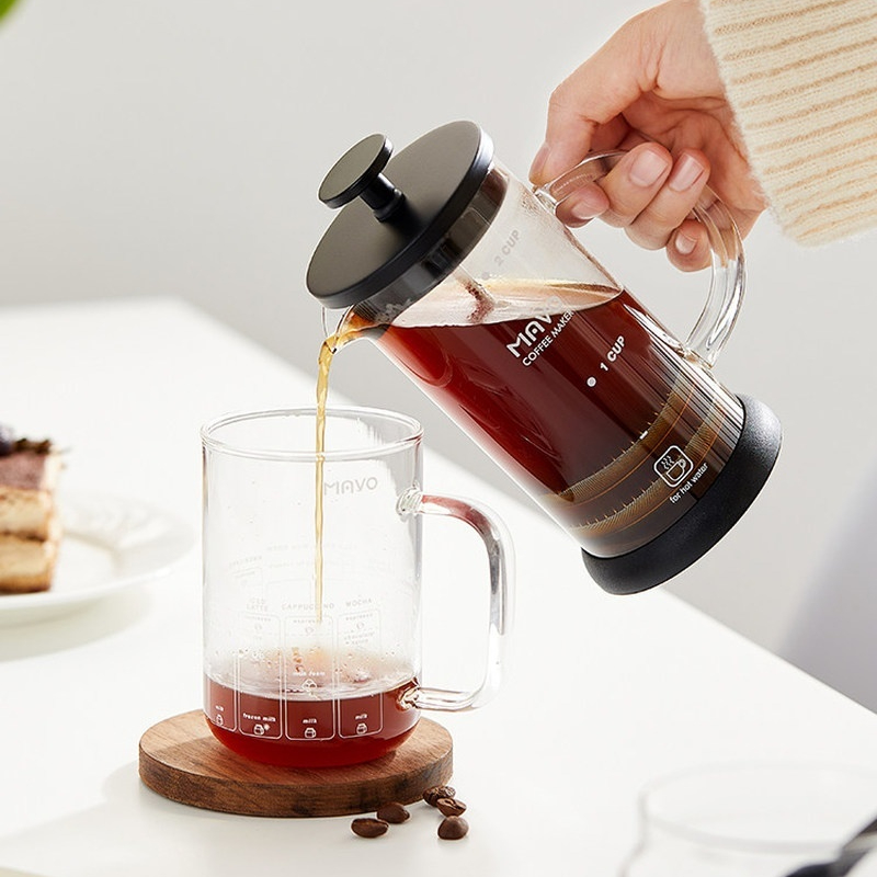 MAVO French Press Coffee Maker - Coffee Tea Maker ulasan dan harga