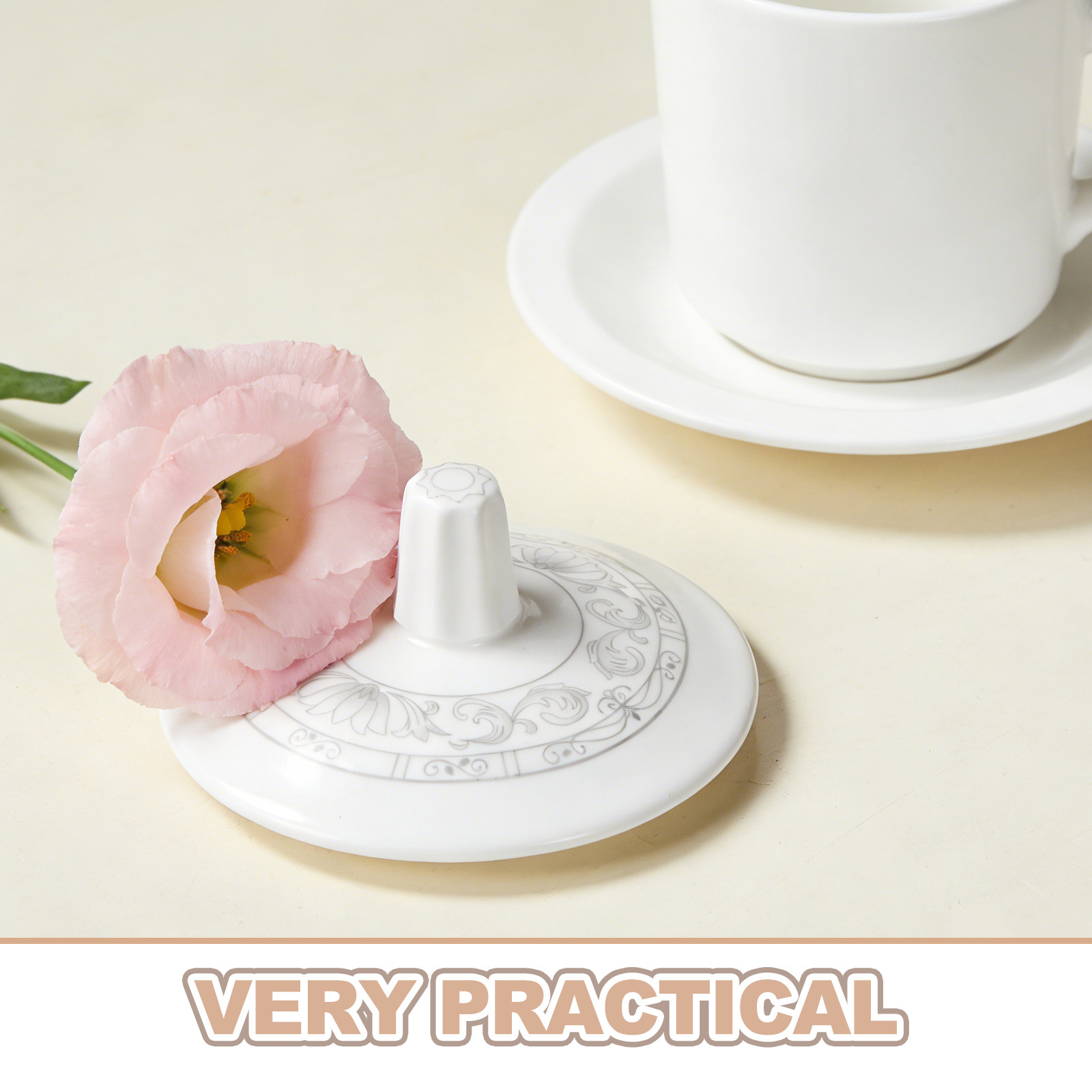 Tutup Cangkir Keramik Penggant - Coffee Tea Replacement ulasan dan harga