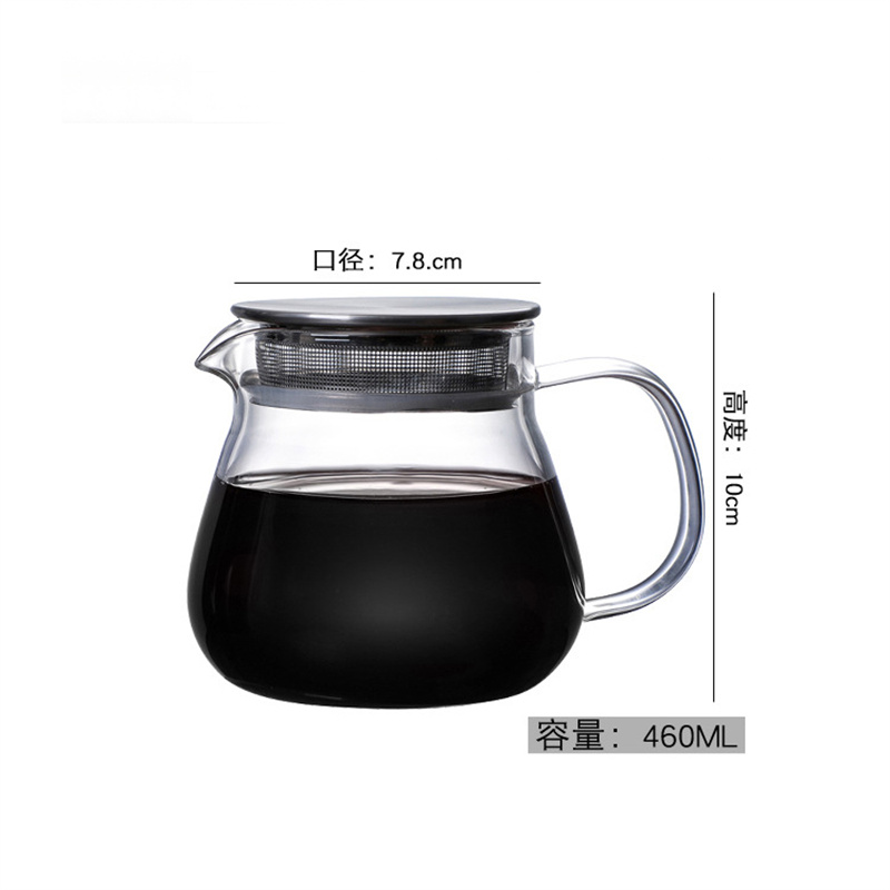 Teko kaca bening aman Stovetop - Coffee Tea Replacement ulasan dan harga