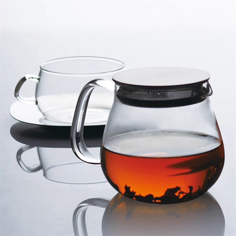 Teko kaca bening aman Stovetop - Coffee Tea Replacement ulasan dan harga