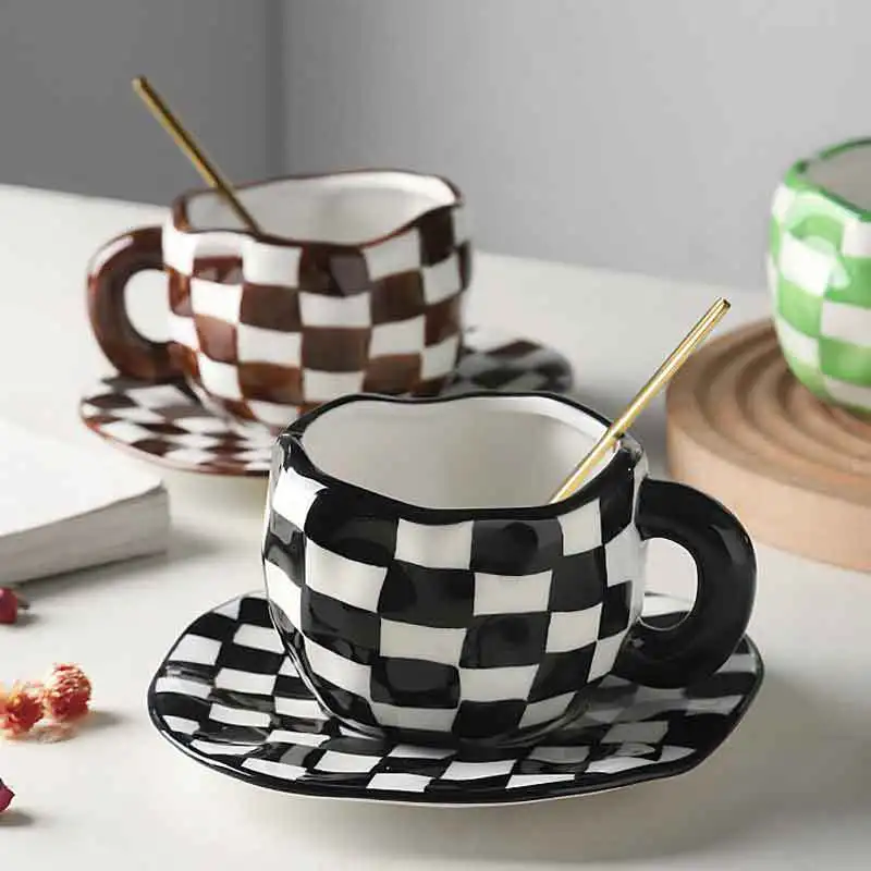 250Ml Mug Kopi dan Piring Alte - Alternative To Coffee And Tea ulasan dan harga